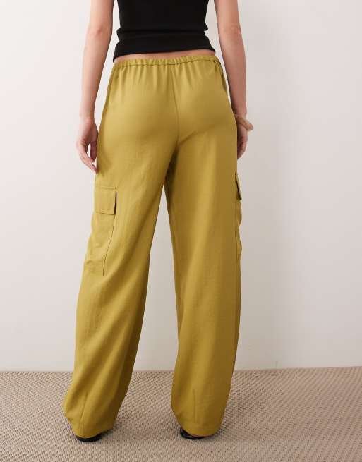 Miss Selfridge - Olivengrønne skræddersyede utility-bukser, 2 af 5