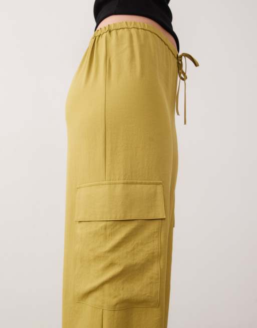 Miss Selfridge - Olivengrønne skræddersyede utility-bukser, 5 af 5