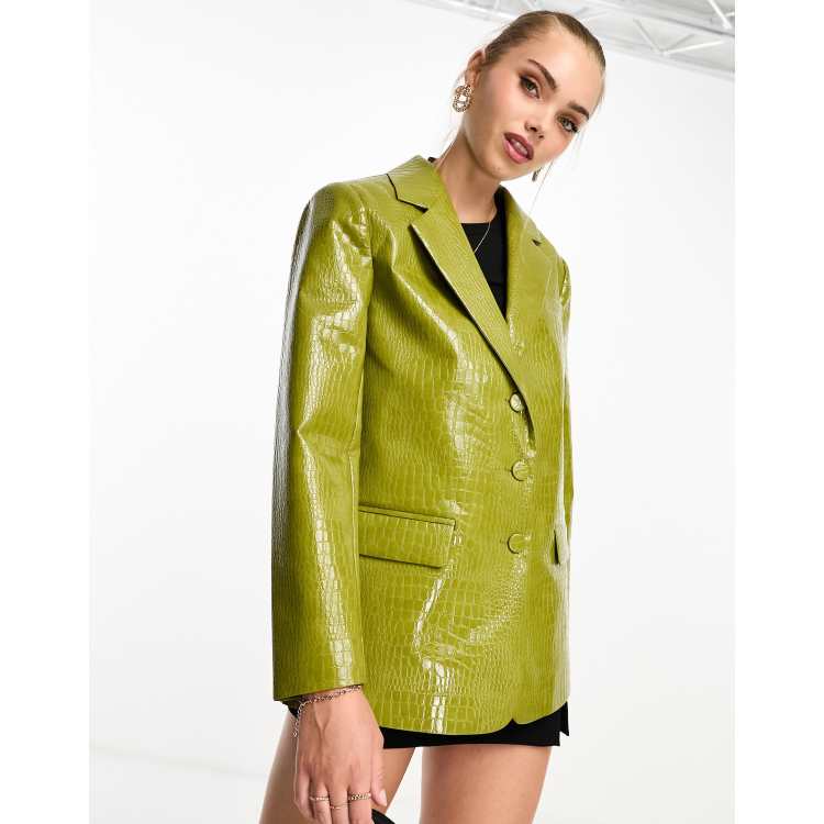 最大90％オフ - 特価 セール – Selfridge Miss Oliwkowa imitacji z oversize marynarka Clothing