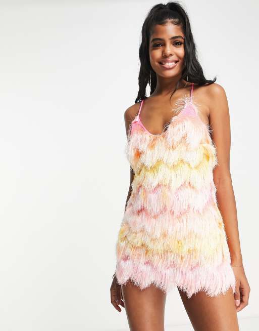 Miss selfridge tassel on sale dress