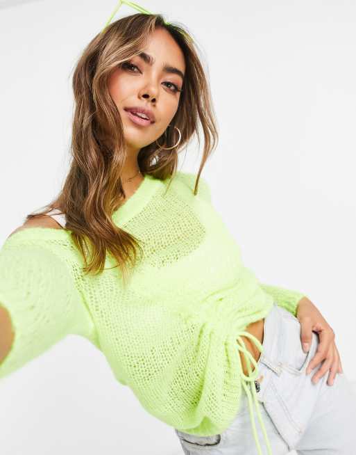 Lime green outlet jumper womens