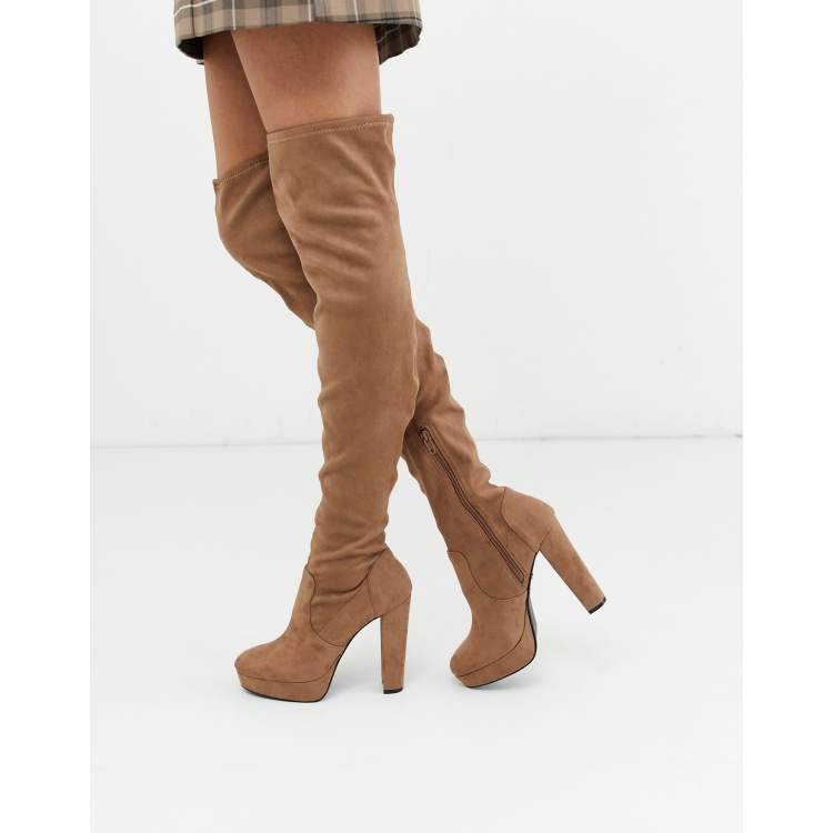 Miss selfridge tan store boots