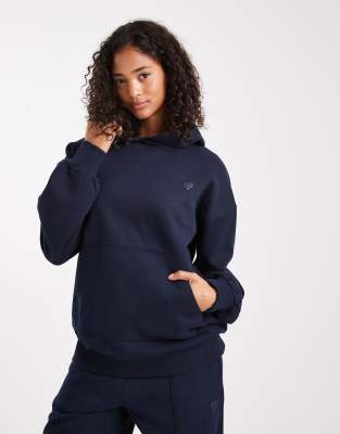 Miss Selfridge - Oversize-Kapuzenpullover in Marineblau