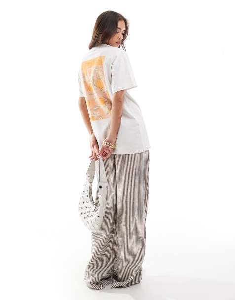 Miss Selfridge Oversized Amalfi Coast Postcard Tee - view 1
