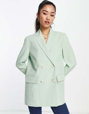 Miss selfridge cheap green coat