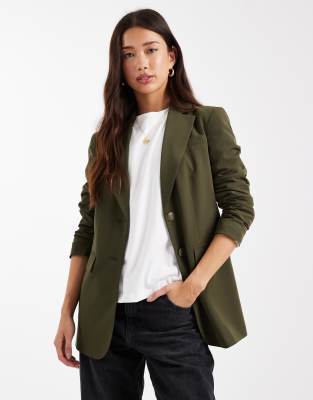 Miss Selfridge Oversized Blazer In Black