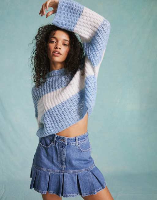 Blue gingham outlet jumper