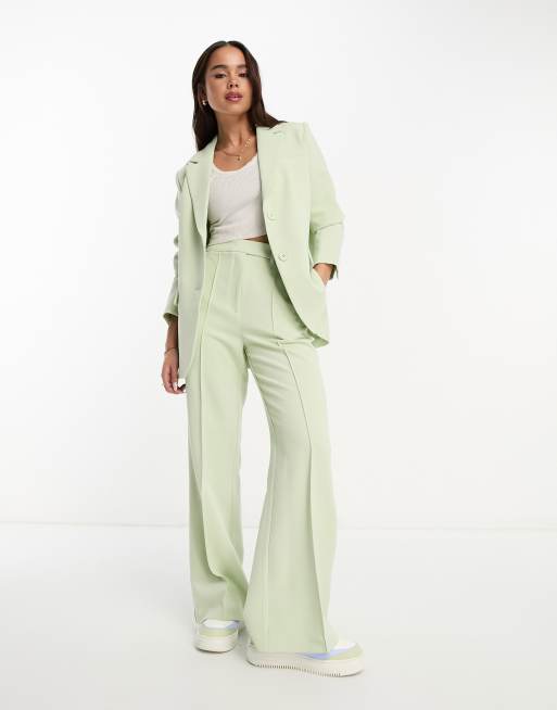 Oversized Blazer - Sage green - Ladies