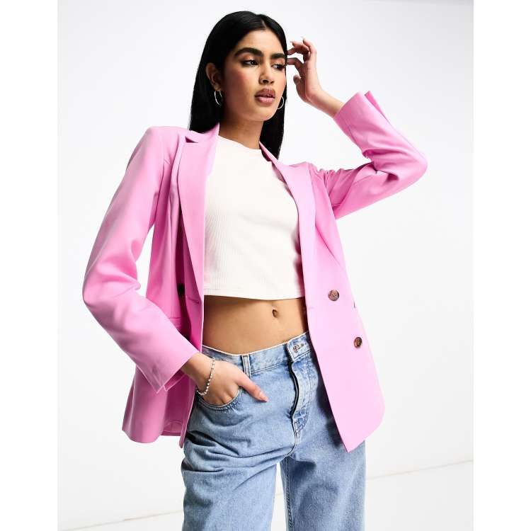 Miss selfridge pink blazer best sale