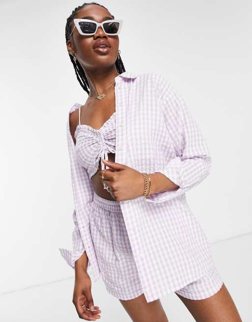 Miss selfridge gingham clearance dress