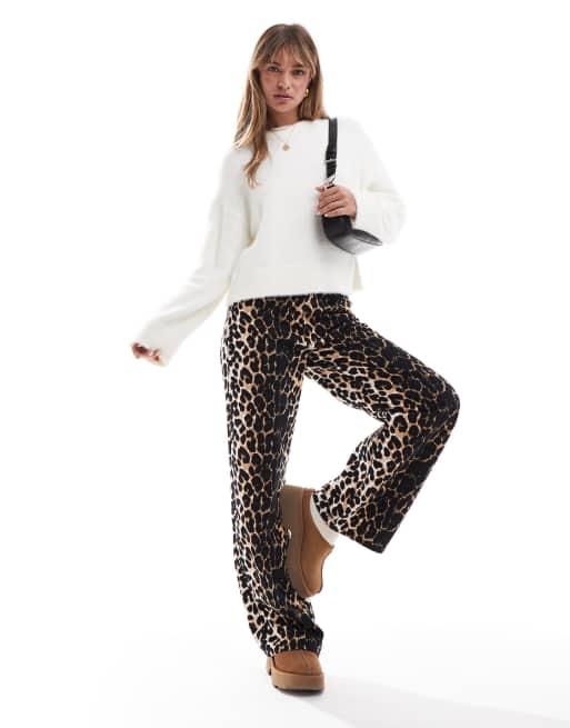 Miss Selfridge oversized lash jumper in cream