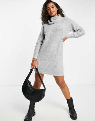 miss selfridge grey jumper dress