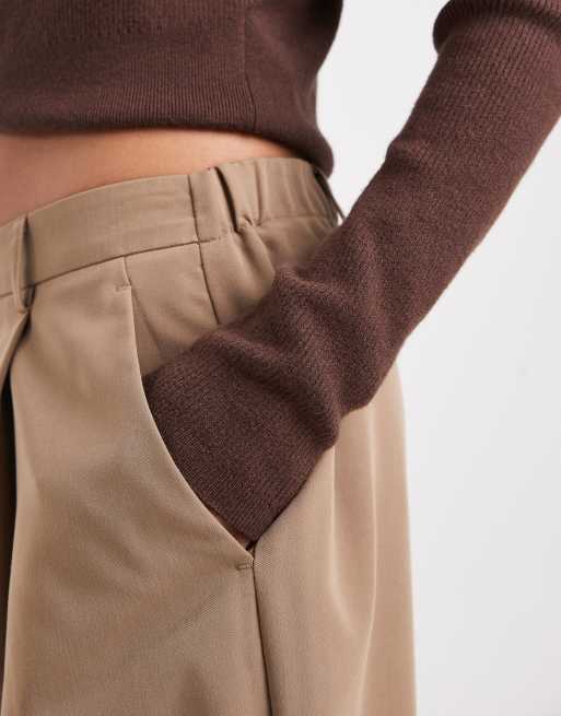 Miss Selfridge - Pantalon ample habillé - Camel, 4 de 5