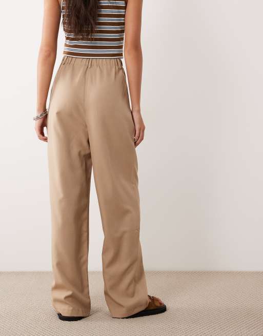 Miss Selfridge - Pantalon ample habillé - Camel, 5 de 5
