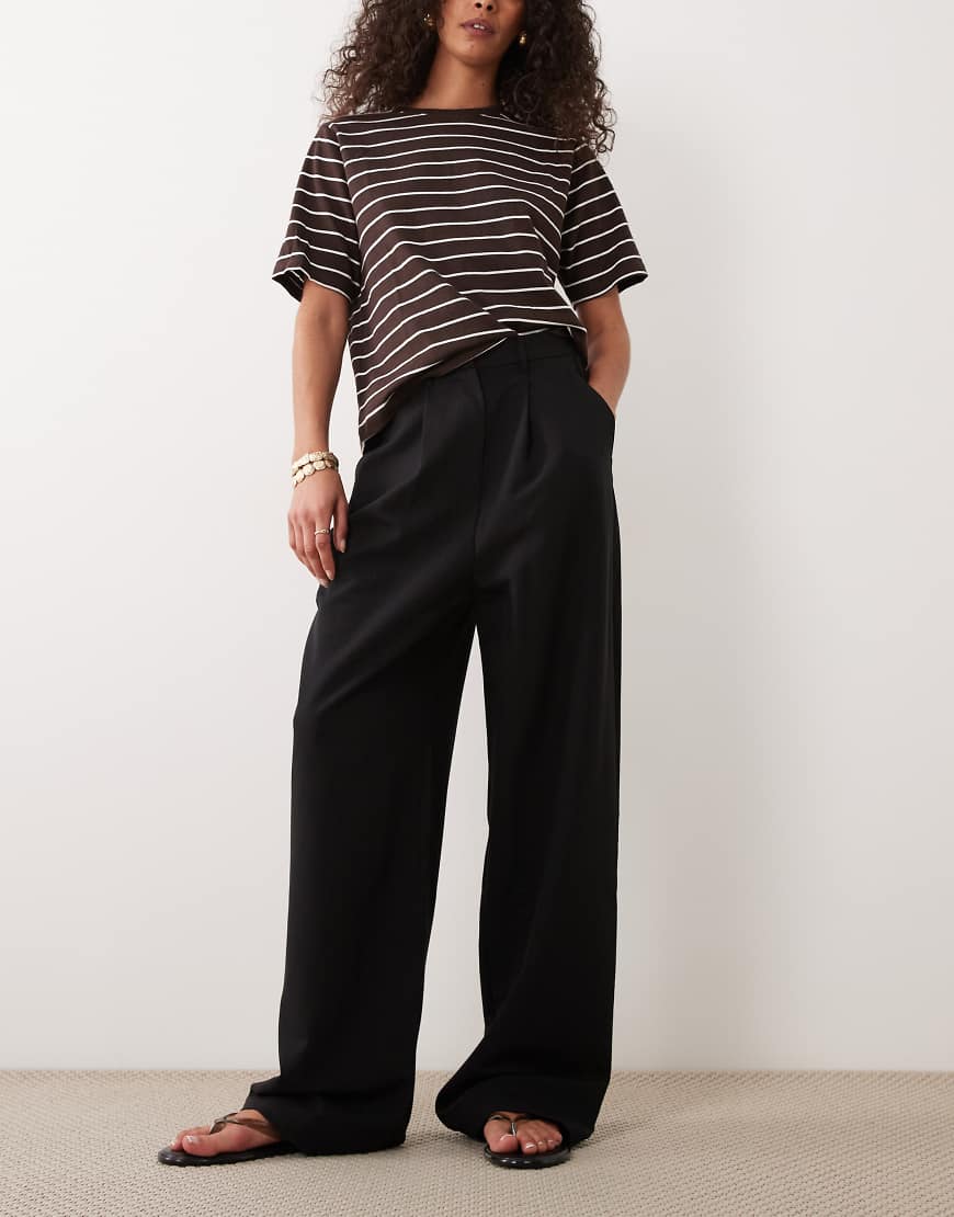 Pantalon ample habillé - Noir 32