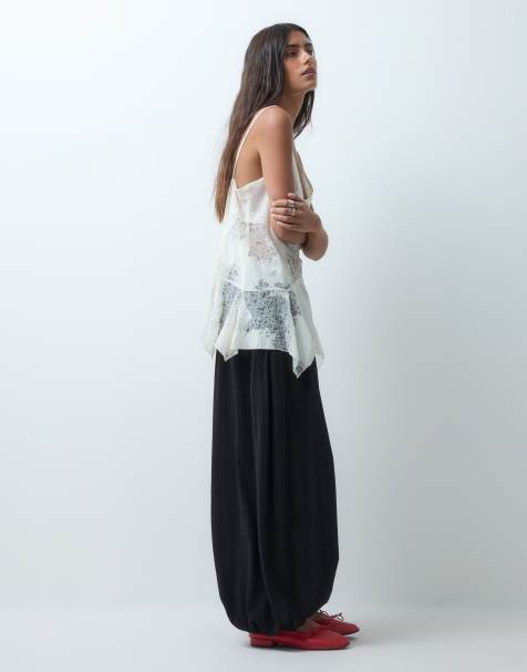 Miss Selfridge pantalon ballon noir - view 1