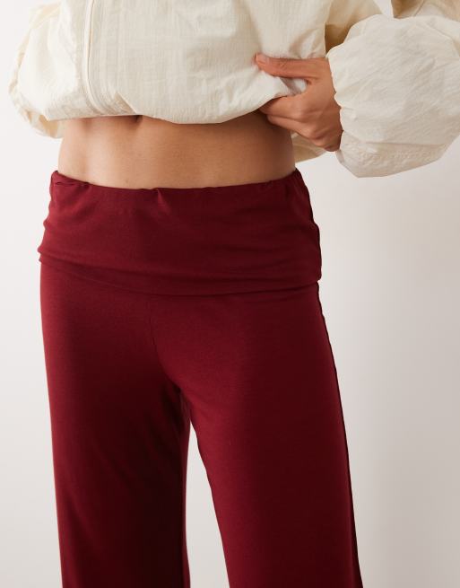 Miss Selfridge pantalon large coordonné prune, 3 de 5