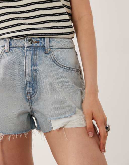 Miss Selfridge - Pantaloncini candeggiati con strappi vistosi, 3 di 5