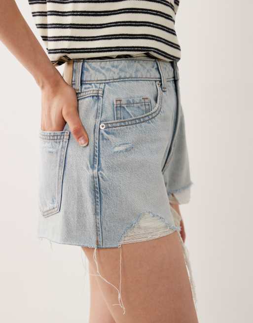 Miss Selfridge - Pantaloncini candeggiati con strappi vistosi, 4 di 5