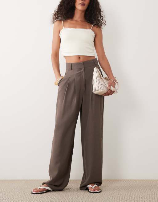 Miss Selfridge - Conjunto de sastre beis grisáceo, 3 de 3