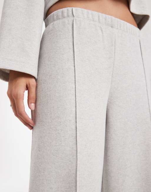 Miss Selfridge - Pantaloni a fondo ampio grigio chiaro in coordinato, 2 di 5