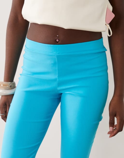 Miss Selfridge pantaloni capri turchesi in coordinato, 4 di 5
