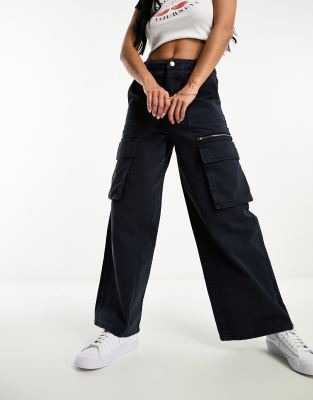Happy Cherry Pantaloni Paracadute Y2K Per Ragazze – Modello Cargo Largo Vita Alta – Streetwear Per Adolescenti – 4-14 Anni - 2