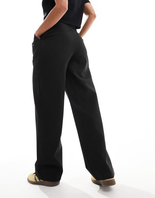 Miss Selfridge - Pantaloni neri sartoriali con fondo ampio, 3 di 5