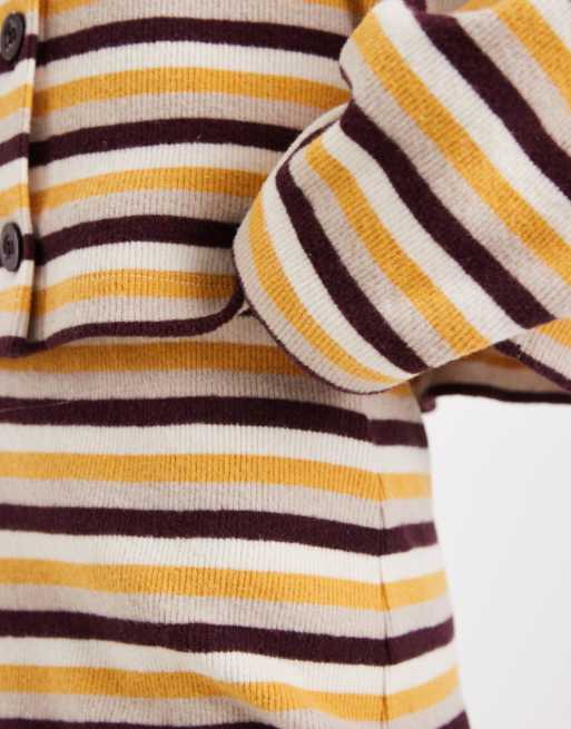 Miss Selfridge pants in burgundy stripes - part of a set, 5 of 5