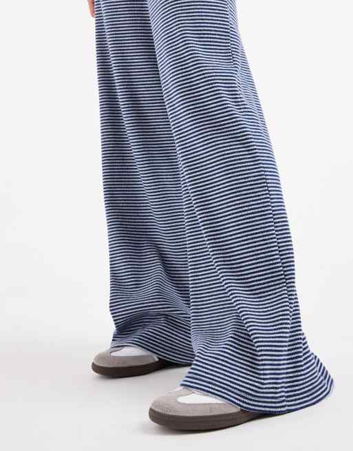 Miss Selfridge pants in navy stripes - part of a set