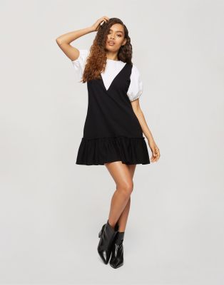 miss selfridge 2 in 1 pinny dress