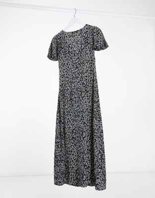 miss selfridge black maxi dress