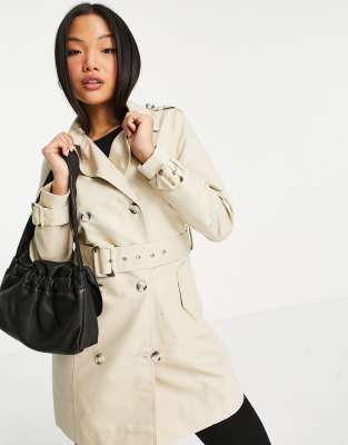 miss selfridge petite wrap coat