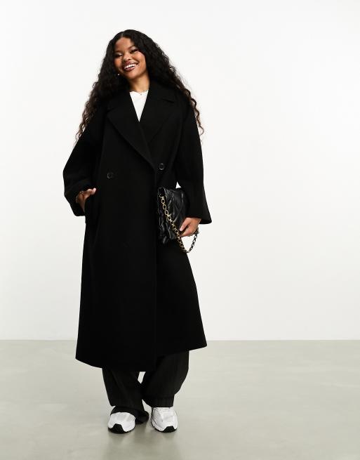 Petite belted sale wool coat