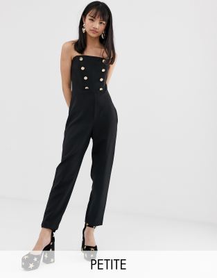 black button jumpsuit