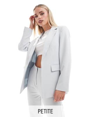 Miss Selfridge Petite - Blazer in Graublau