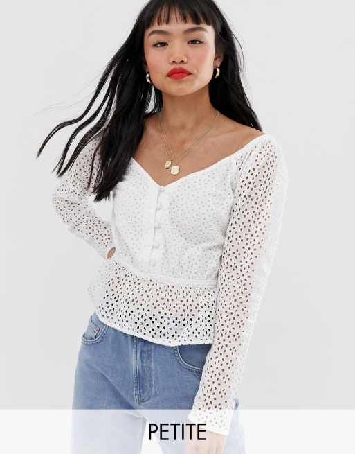 Miss selfridge store peplum top