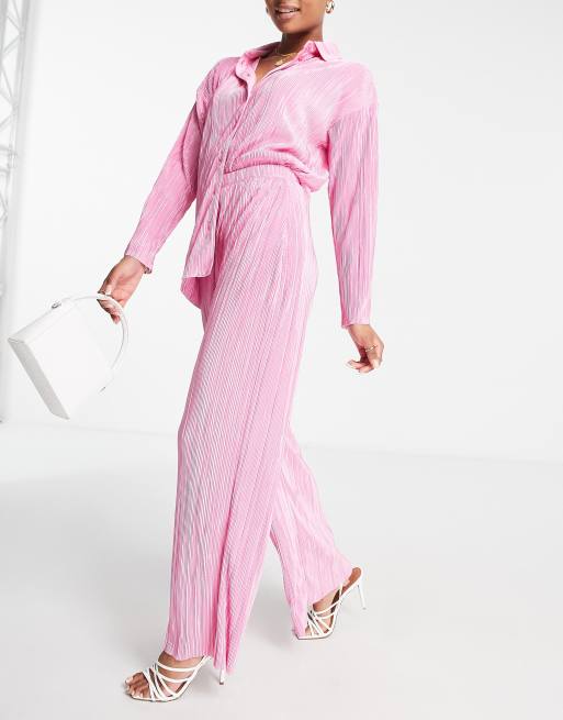 Miss Selfridge Petite - Broek van plissé met wijde pijpen , 2 van 4