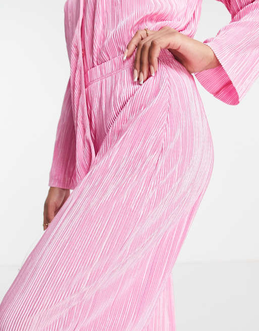 Miss Selfridge Petite - Broek van plissé met wijde pijpen , 3 van 4