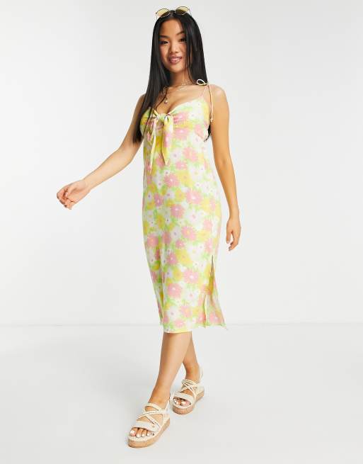 Asos sunflower dress sale