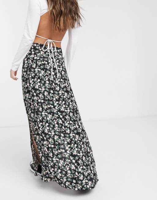 Miss selfridge clearance petite maxi skirt