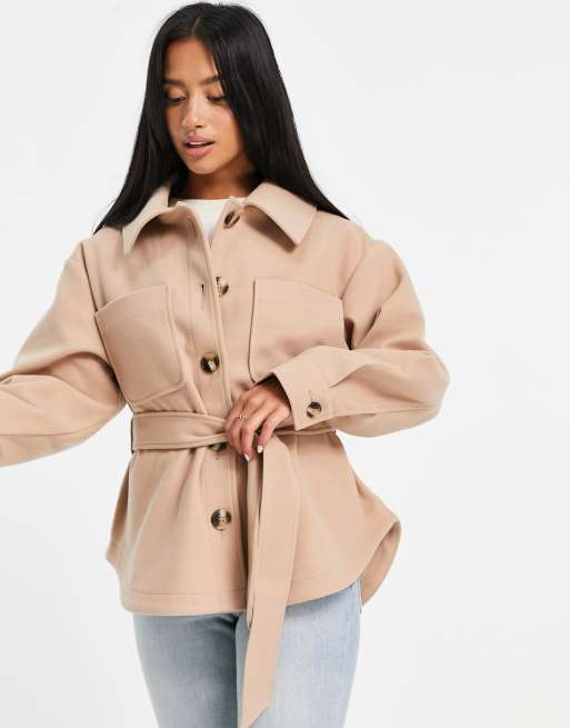 Miss selfridge camel smart coat hotsell