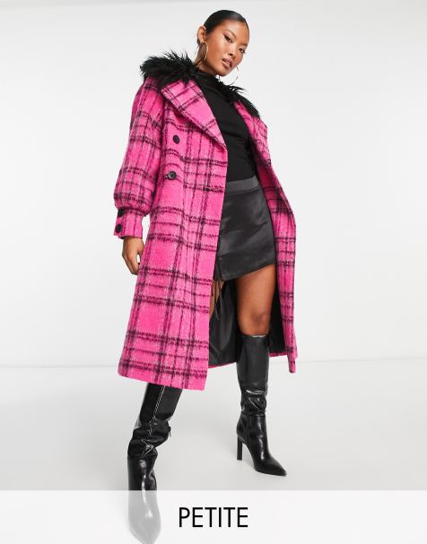 Long clearance pink coats