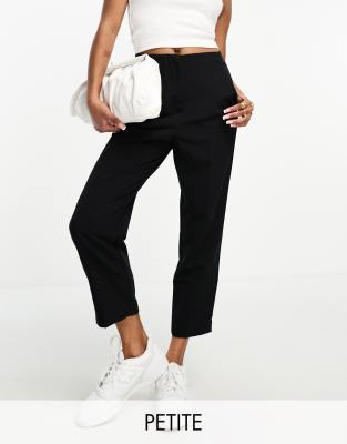 Miss Selfridge Petite Cigarette Pants In Black