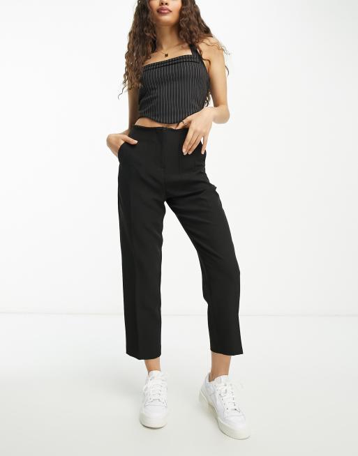 Miss Selfridge capri pants in black