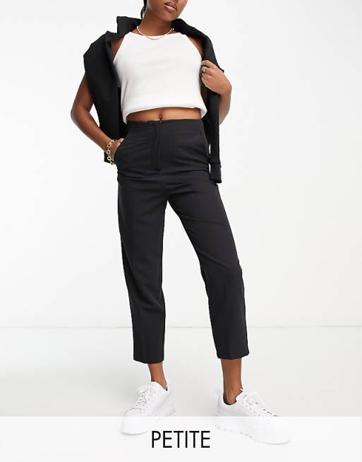 petite cigarette trousers Lily 98% Cotton ASOS Petite Linen Cigarette Trousers,