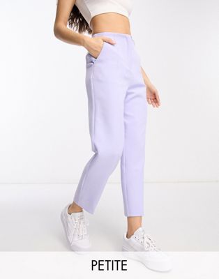 Miss Selfridge Petite cigarette trouser in lilac - ASOS Price Checker