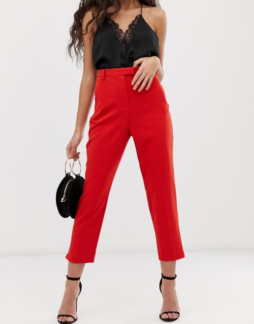 Red cigarette clearance pants