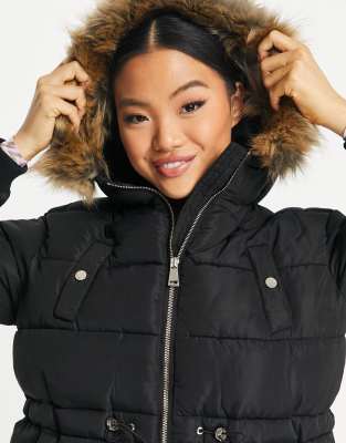 miss selfridge black puffer