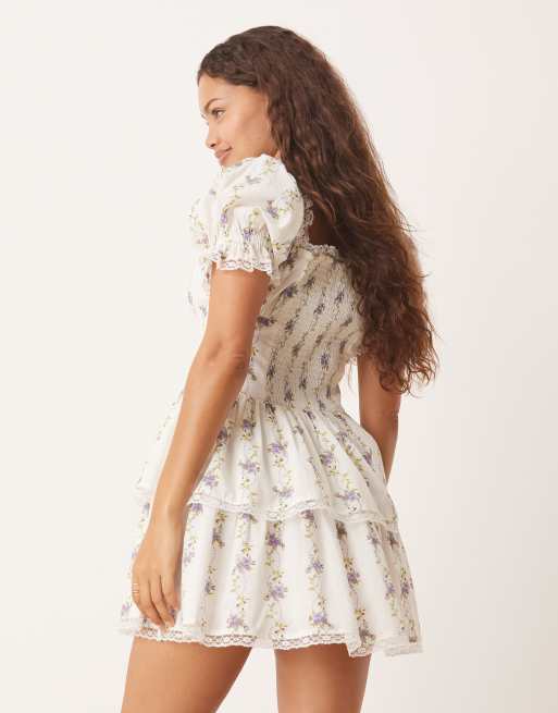 knee length dresses for ladies Jeffries Mini Dress Capri Wallpaper – Cloth and Label
